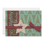 Christmas Star Invitation Card