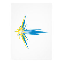 Christmas Star Personalized Invites