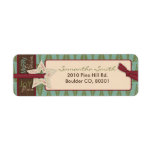 Christmas Star Return Label