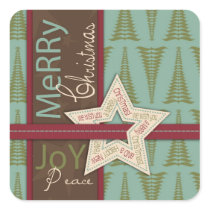 Christmas Star Sticker 2