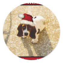 Christmas Round Stickers