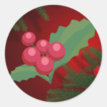 christmas sticker, your own text