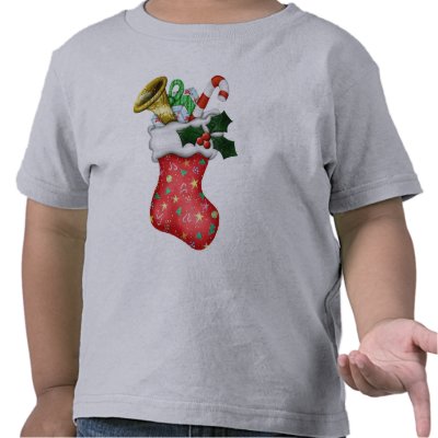 Christmas Stocking Tshirts by Spice