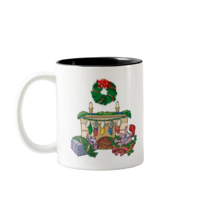 Christmas Stockings Mugs by bonfirechristmas