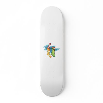 Christmas Stockings Custom Skateboard by FormulaDesigns