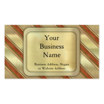 Christmas Stripes Business Card Templates