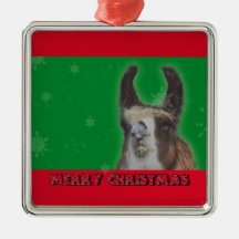 Christmas Stud Llama Happy New Year Christmas Ornament
