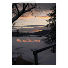 Christmas Sunrise Custom Cards