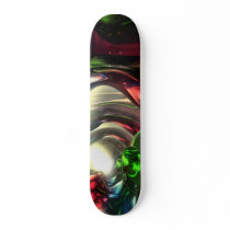 Christmas Swirl Abstract Sakteboard Skate Boards
