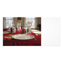Christmas Table Photocard Photo Cards