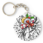 Christmas Tattoo Keychain