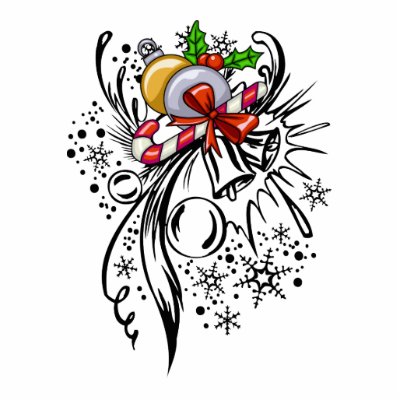 Christmas Tattoo Photo Sculpture by bonfirechristmas