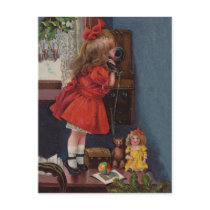 Christmas telephone postcard