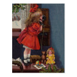 Christmas telephone postcard