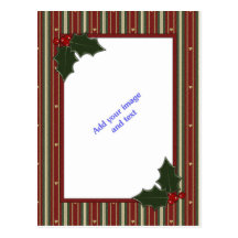 Christmas Template Post Cards