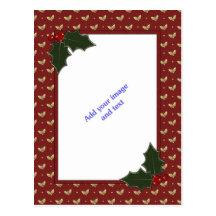 Christmas Template Postcard