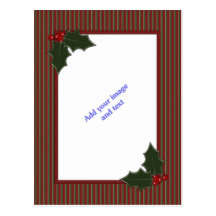 Christmas Template Postcard