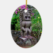 Christmas Tiki Christmas Tree Ornaments