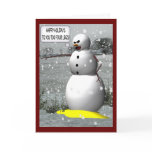 "Christmas Tinkle" Snowman Holiday Greeting Cards