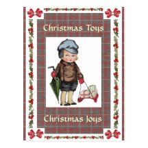 Christmas Toy postcard