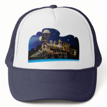 Christmas Train Mesh Hat