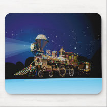 Christmas Train Mouse Pads