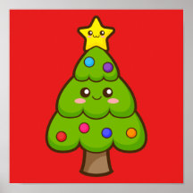 Christmas Tree and Star Posters