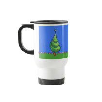 Christmas Tree blue2 Travel Mug