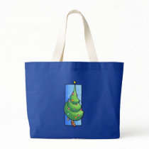 Christmas Tree blue Bag