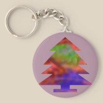 Christmas Tree - Blue/Red/Green keychains