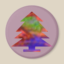 Christmas Tree - Blue/Red/Green magnets