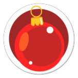 Christmas Tree Bulb stickers