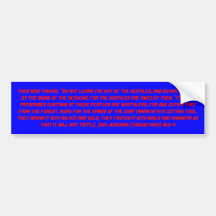 Christmas Tree Bumper Sticker