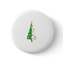 Christmas Tree Pinback Buttons