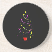 Christmas Tree design Beverage Coasters