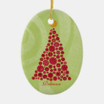 Christmas Tree Family Name Ornament Keepsake
