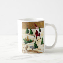 Christmas Tree Farm, Merry Christmas from St. Nick Coffee Mug