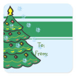 Christmas Tree Gift Tags stickers