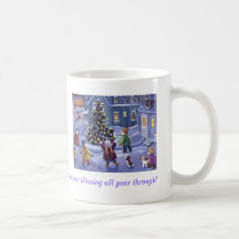 Christmas Tree in the Neighbourhood Greating Mug