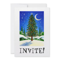 Christmas Tree Invitation