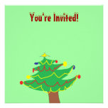 Christmas Tree Invitations