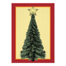 Christmas Tree Jolly Holiday Party Invitation