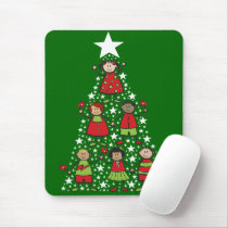 Christmas Tree Kids Holiday Mousepad