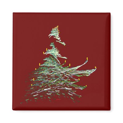 Christmas Tree Magnet by DianasMoon