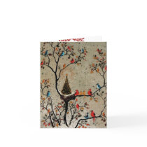 Christmas Tree Nest ~ Card