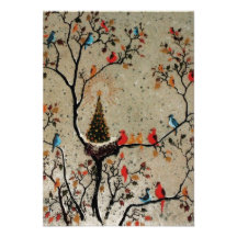 Christmas Tree Nest ~  Invitations