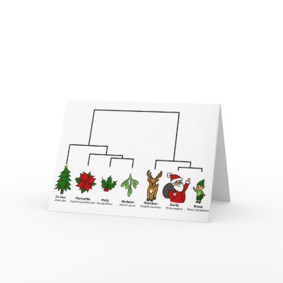 Christmas Tree of Life Greeting Card by blaghag