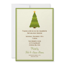 Christmas Tree Party Invitation