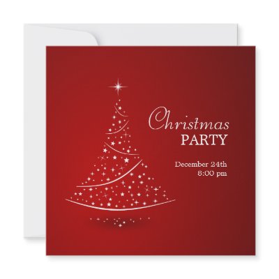 Christmas Tree Party invitation by BluePlanet