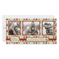 Christmas Tree Photo Card Trio